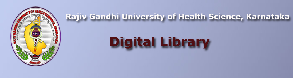 Rajiv gandhi university of health sciences library dissertations